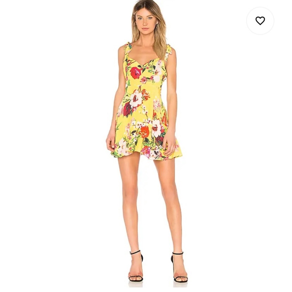 REVOLVE MINI FLORAL SUNDRESS /PRIVACY PLEASE DRESS
